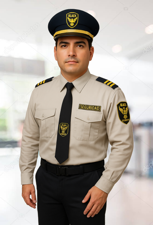 HOMBRE Guardia de seguridad profesional black security en buenos aires